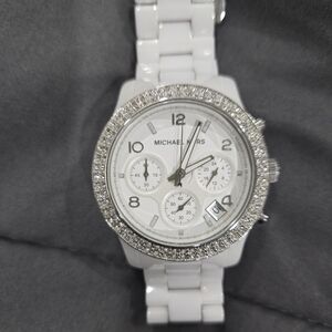 Michael Kors Watch Ceramic White
